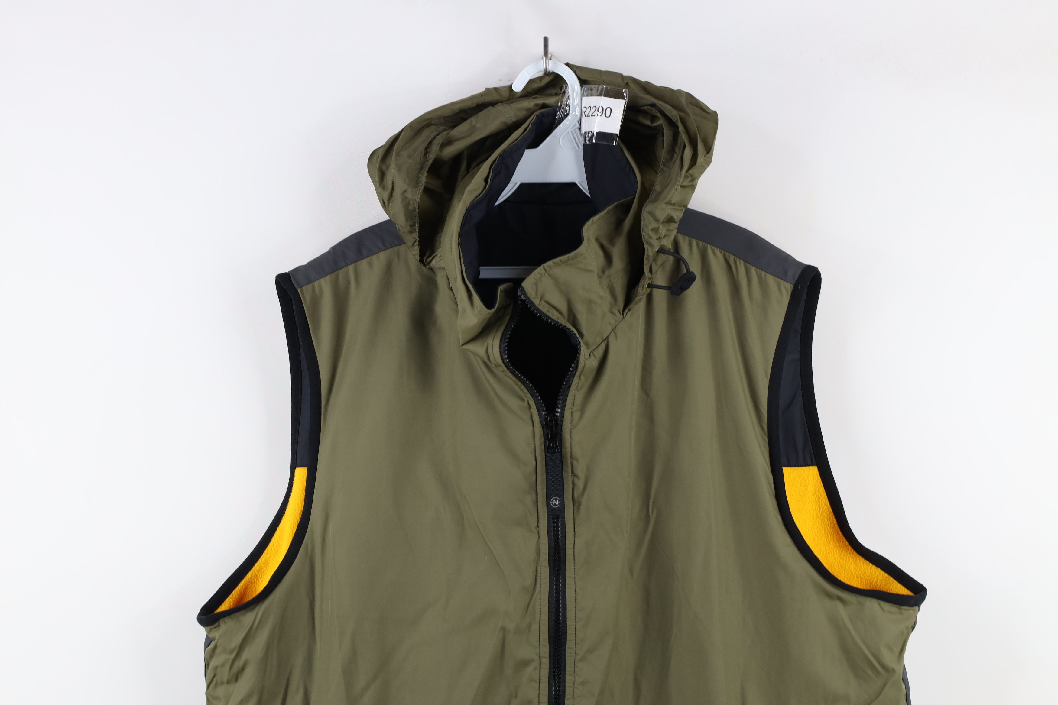 Nautica × Vintage Vintage 90s Nautica Competition Reversible Hooded Jacket Size US XXL / EU 58 / 5 - 2 Thumbnail