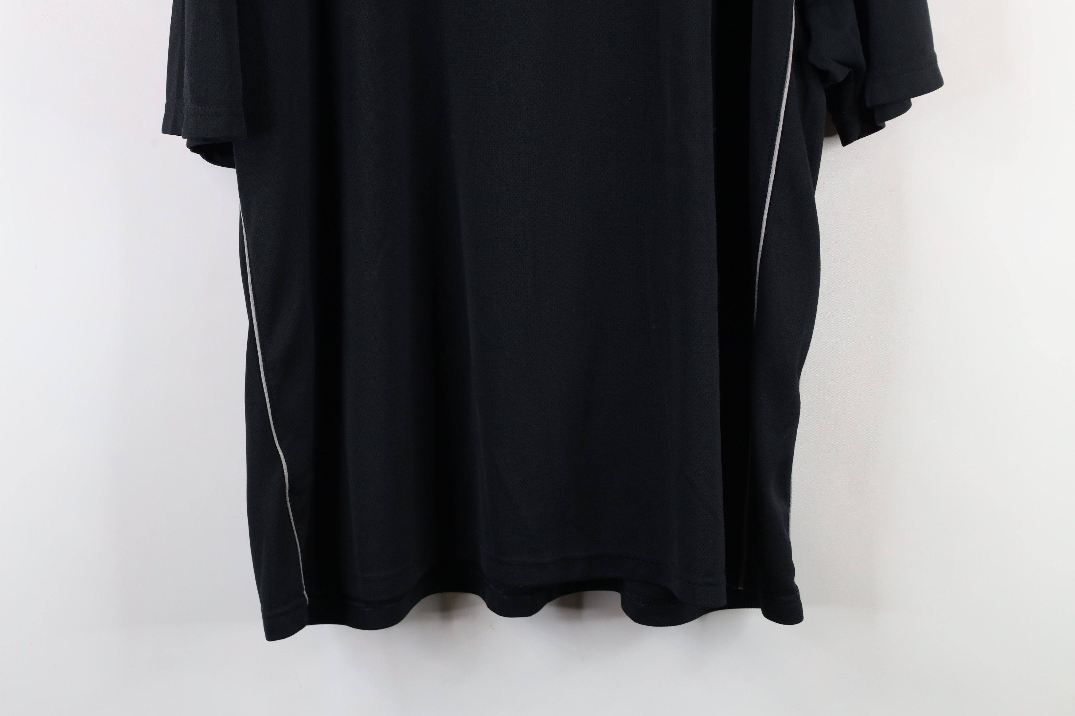 Nike × Vintage Vintage Nike Travis Scott Mini Swoosh Knit T-Shirt Black Size US XL / EU 56 / 4 - 15 Thumbnail