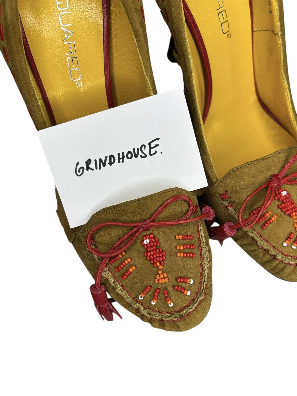 Dsquared2 S/S 06 Beaded Fringe Heels Size US 7 / IT 37 - 13 Thumbnail