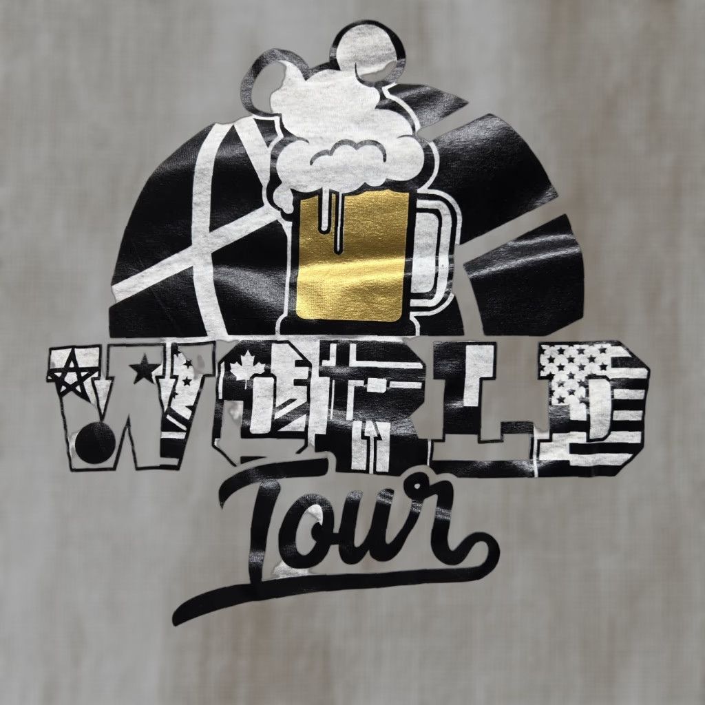 Gildan World Tour One Drink at a Time Tee Shirt Multicolor Adult Men's Size 2XL White T-Shirt 2020-2029 Gildan Shirt Mens 2XL Size US XXL / EU 58 / 5 - 1 Thumbnail
