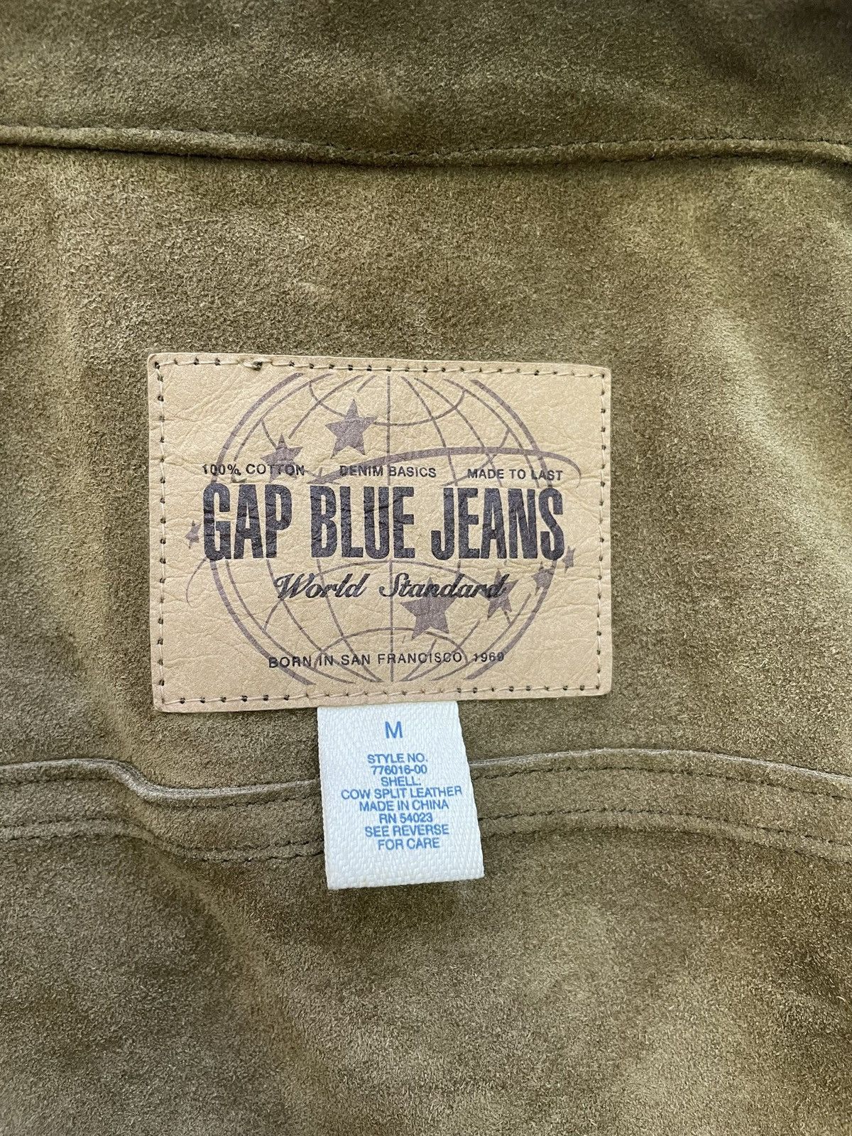 Gap Classic trucker jacket y2k Gap suede leather y2k Size US M / EU 48-50 / 2 - 12 Thumbnail