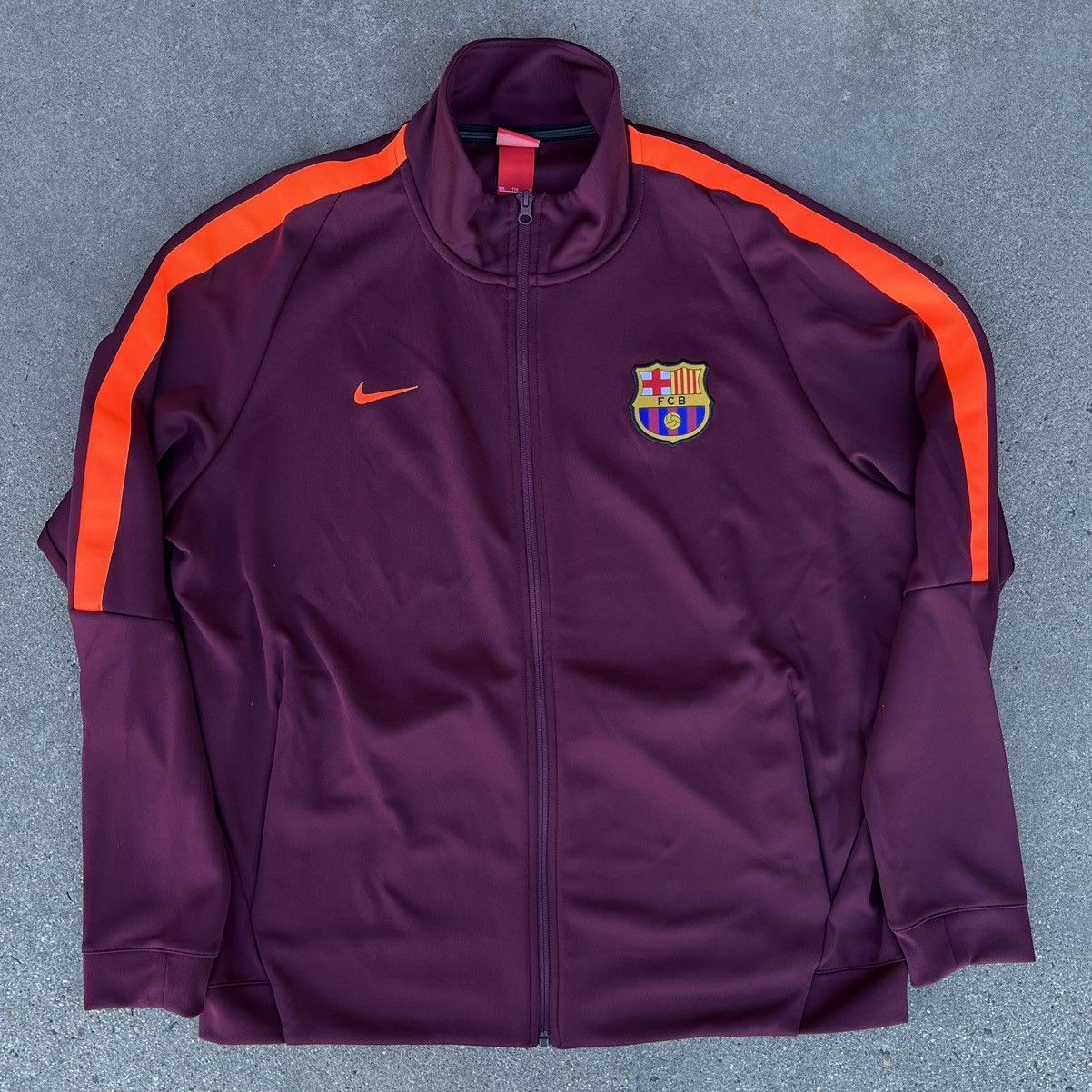 Nike 2017/2018 Nike FC Barcelona Futbol Track Jacket Sz XXL Size US XXL / EU 58 / 5 - 1 Thumbnail