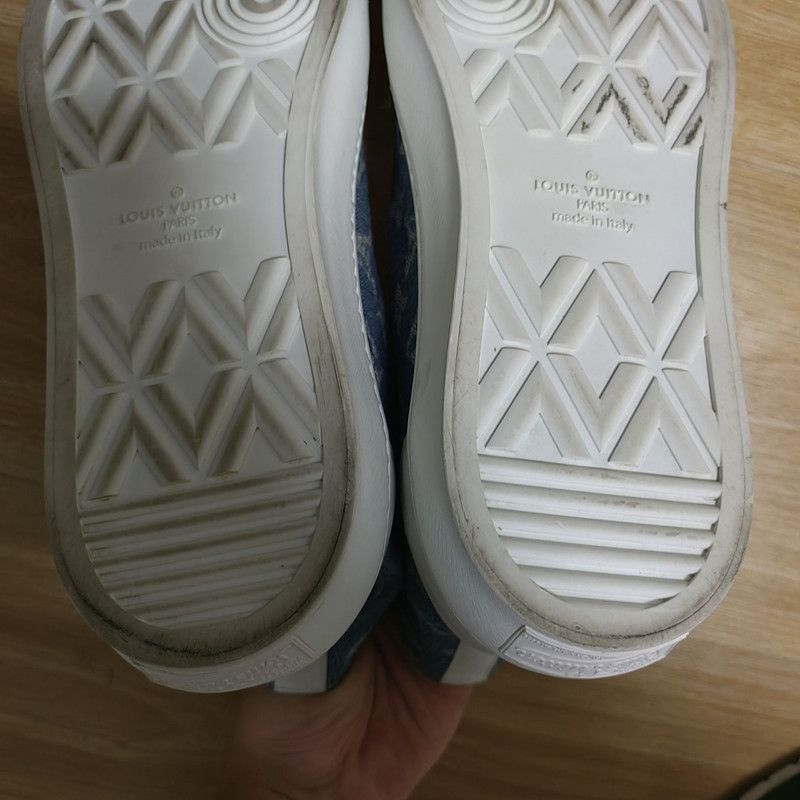Louis Vuitton Louis Vuitton Tattoo High-Top Denim Fashion Sneakers Size US 9 / EU 42 - 6 Thumbnail