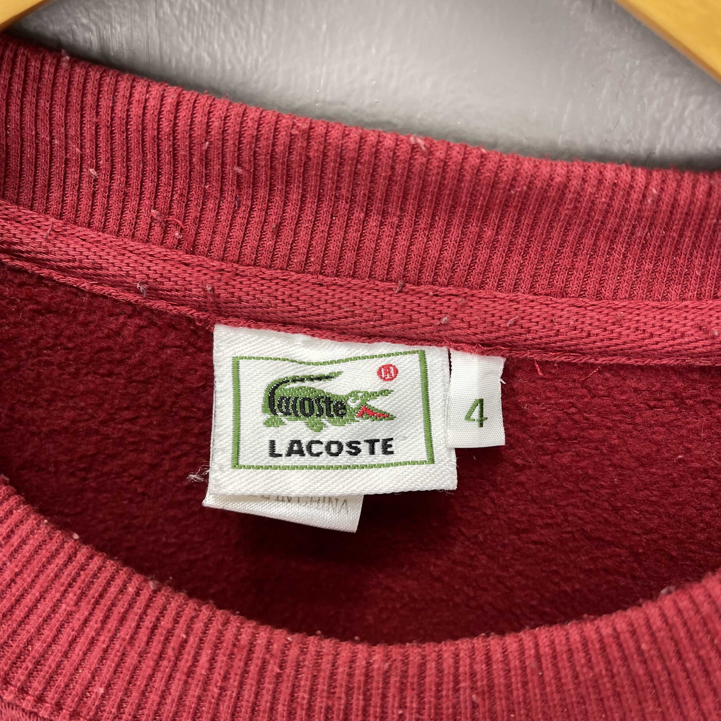Lacoste LACOSTE Crew Neck Sweatshirt #1424/AX Size US L / EU 52-54 / 3 - 5 Thumbnail