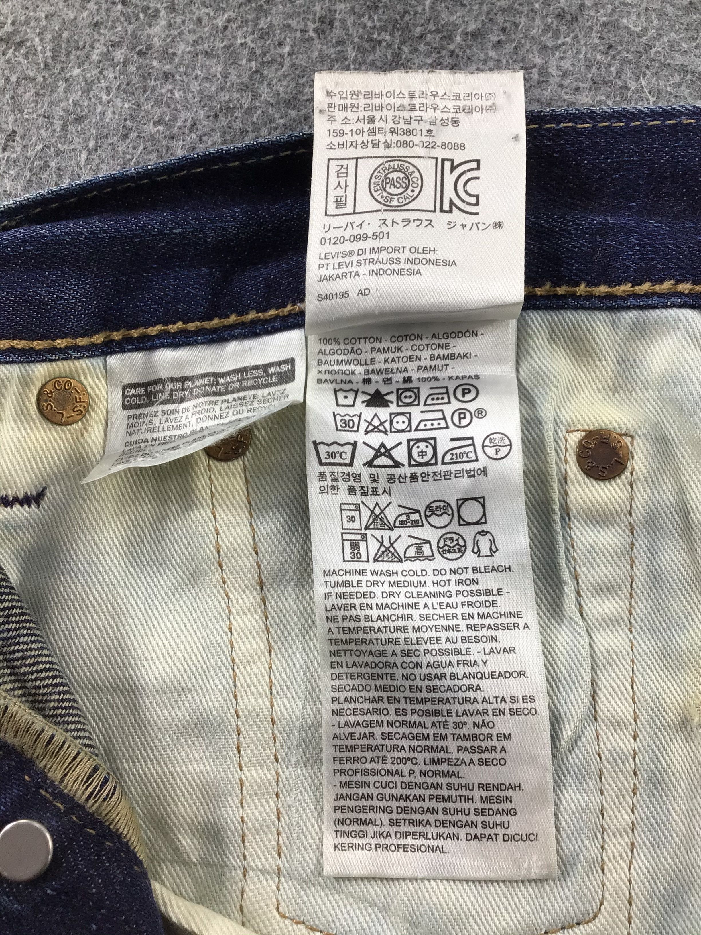 Levi's × Vintage Vintage Levis 501 Jeans-JM390 Size US 33 - 11 Thumbnail