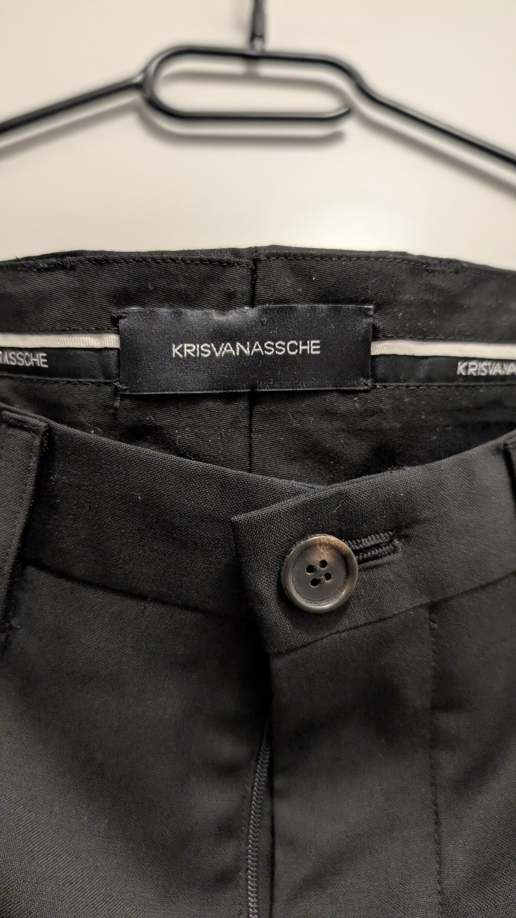 Kris Van Assche Kris Van Assche Thin Wool Flat Front Trousers 48 M Italy Size US 32 / EU 48 - 5 Thumbnail