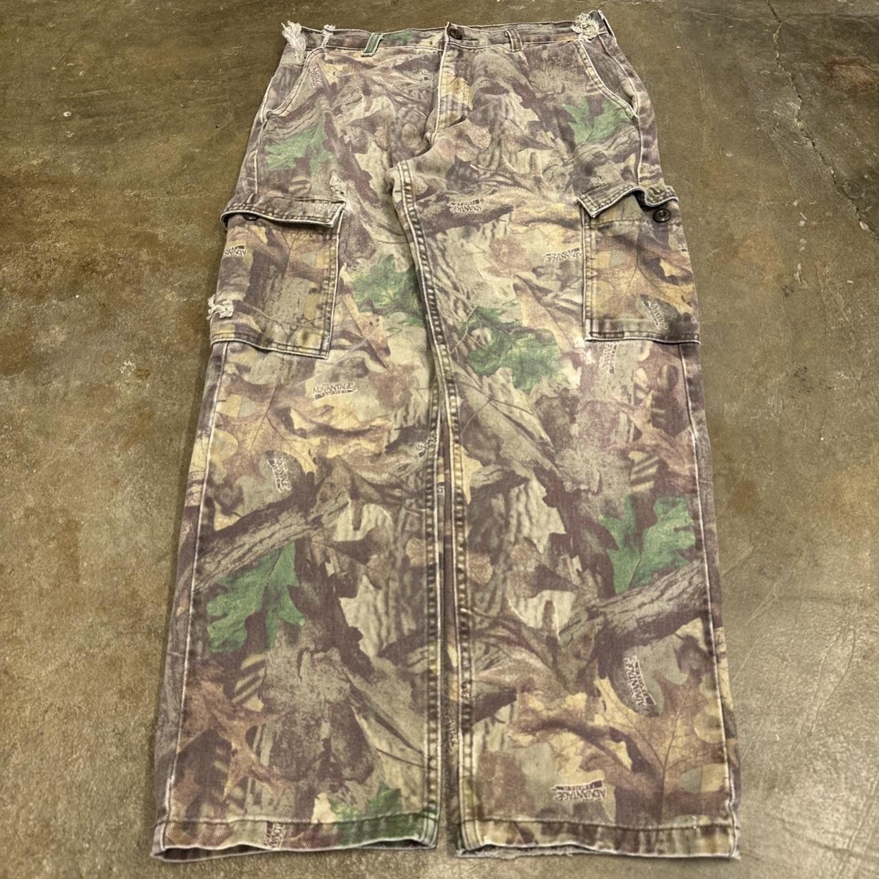 Wrangler Y2K Wrangler Faded Purple Camo Wide Leg Pants 36 x 29 Size US 36 / EU 52 - 1 Thumbnail