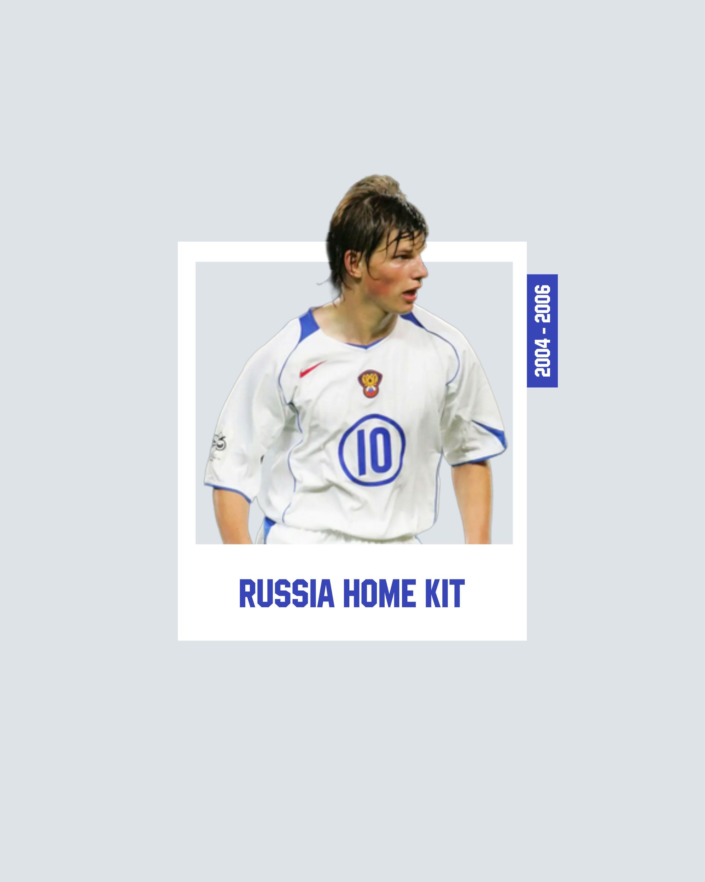 Nike Russia Home Kit 2004 2005 2006 Size US L / EU 52-54 / 3 - 9 Thumbnail