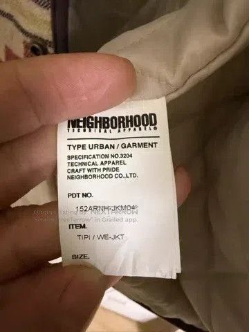 Neighborhood Neighborhood Cotton Filled Jacket Size US L / EU 52-54 / 3 - 4 Thumbnail