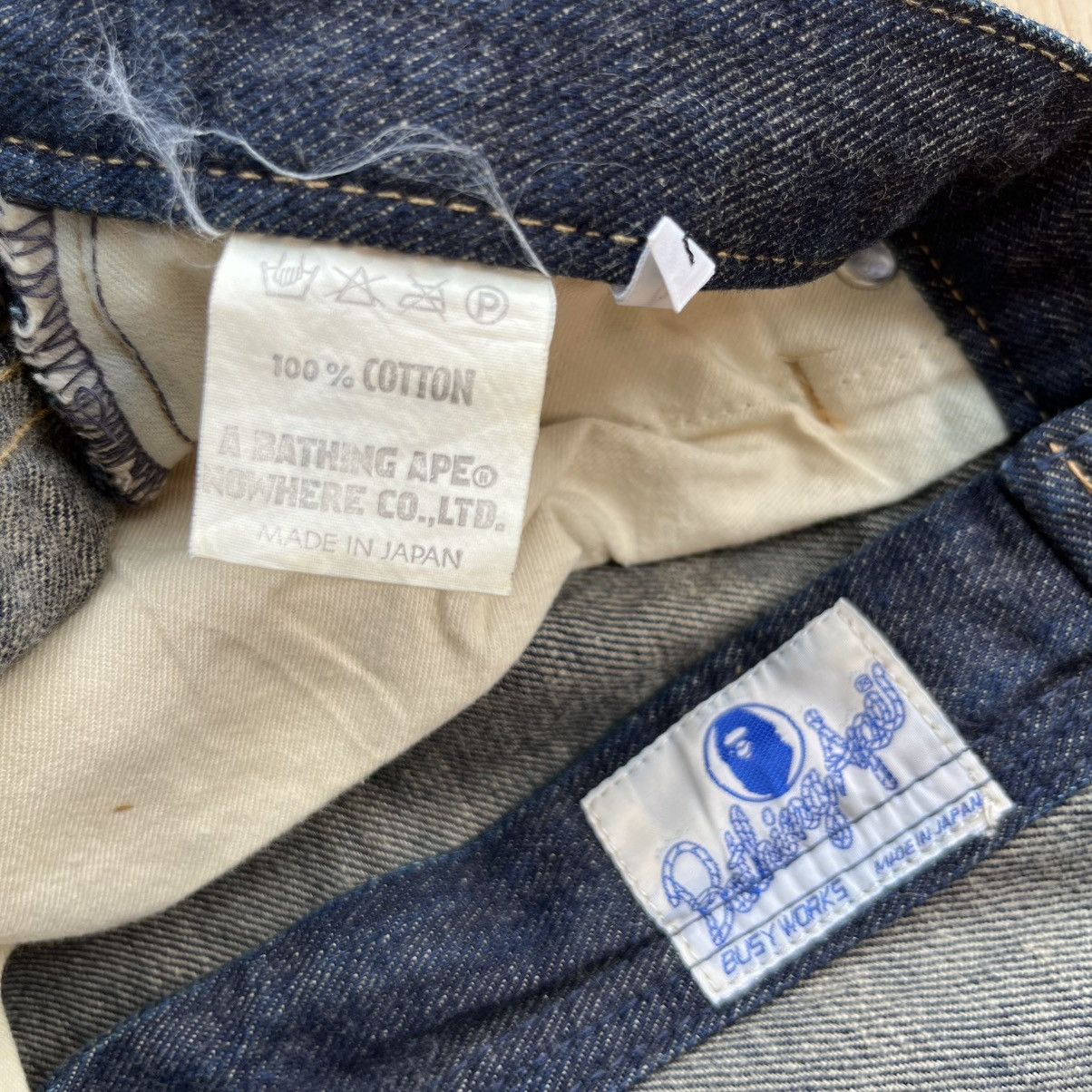 Bape A BATHING APE SELVEDGE DENIM Size US 31 - 5 Thumbnail