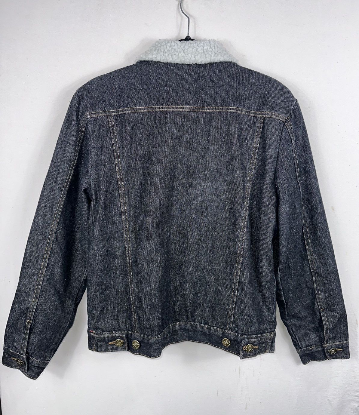 Other Red Diamond Sherpa-Lined Denim Trucker Jacket - Small Size S / US 4 / IT 40 - 3 Thumbnail
