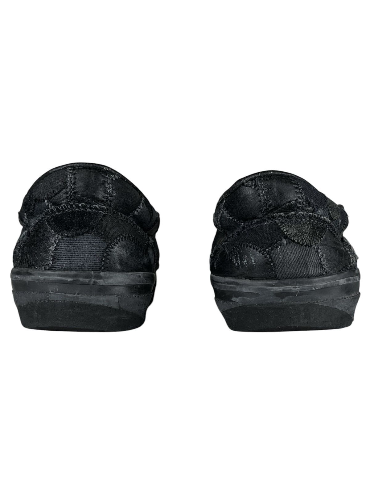 Number (N)ine AW03 Number (N)ine Crying Heart Patchwork Slip On Vans Shoes Size US 9 / EU 42 - 7 Thumbnail