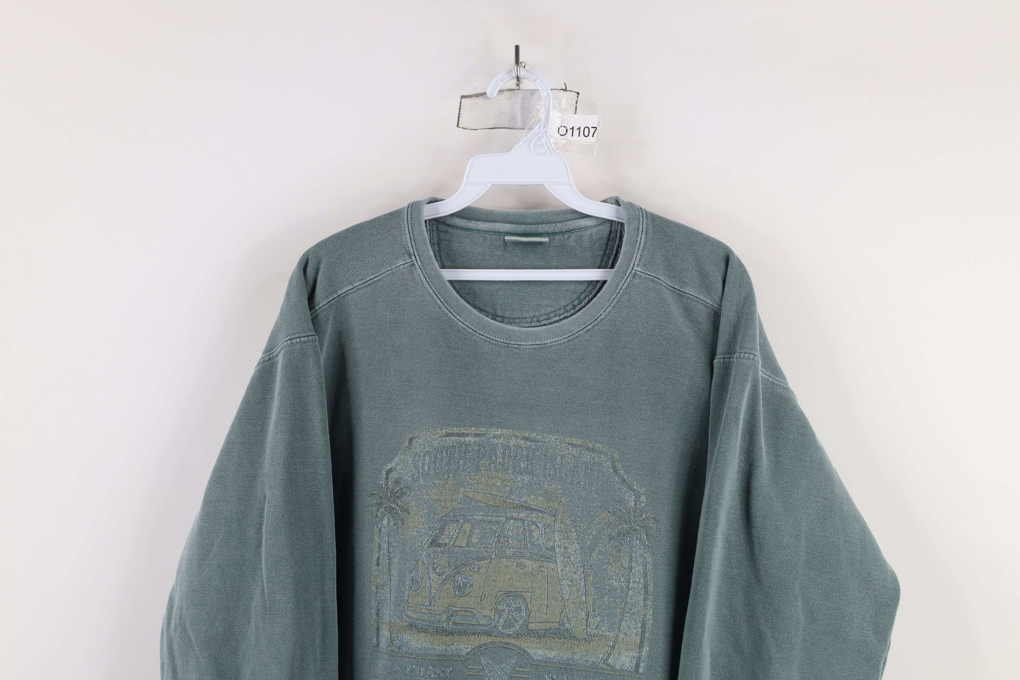 Vintage Vintage 90s Streetwear Stonewash Padre Island Sweatshirt Size US L / EU 52-54 / 3 - 2 Thumbnail