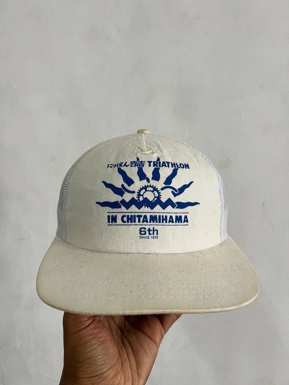 Japanese Brand Triathlon In Chitamihama Trucker Hat Size ONE SIZE - 2 Thumbnail
