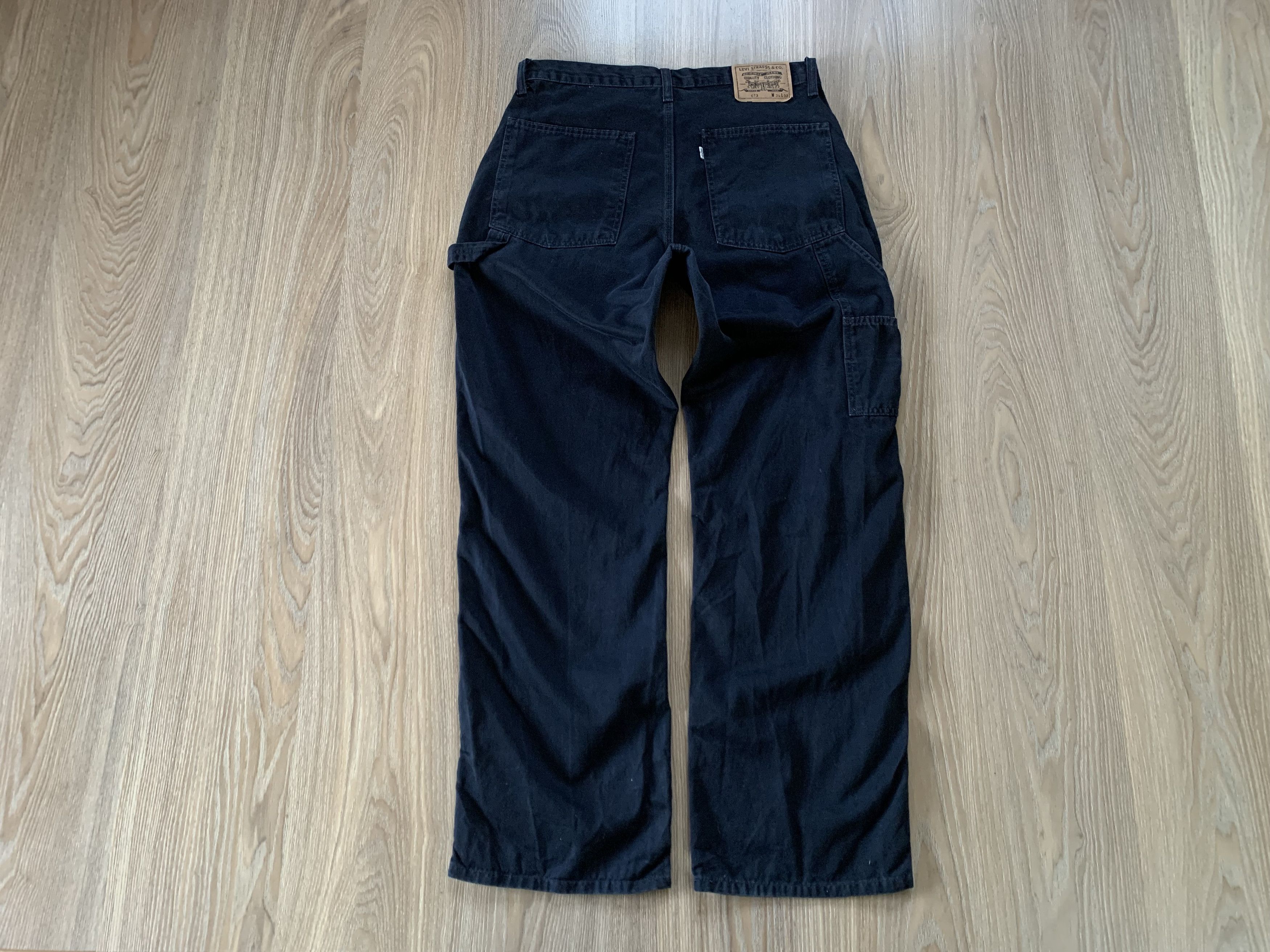Levi's × Levi's Vintage Clothing Rare Levi's 673 Workwear Carpenter Jeans Size US 34 / EU 50 - 3 Thumbnail