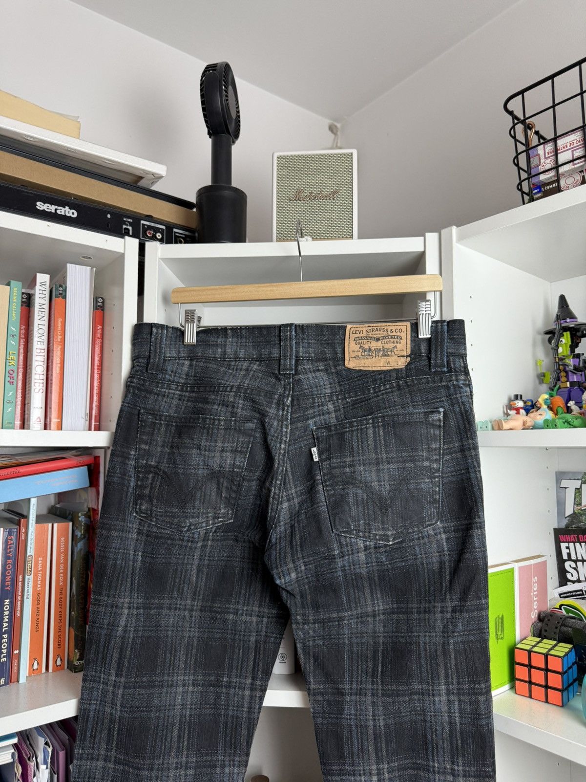 Levi's × Levi's Vintage Clothing × Vintage Vintage Levi’s 511 checked denim pants 32x34 streetwear punk Size US 32 / EU 48 - 3 Thumbnail