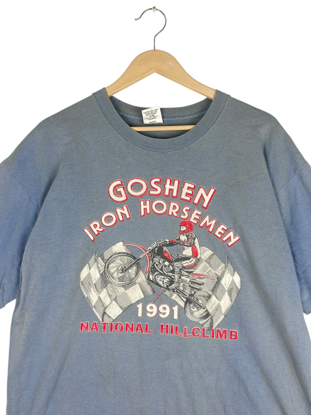 Vintage Vintage 90s Goshen Iron Horsemen, National Hillclimb 1991 Size US XL / EU 56 / 4 - 2 Thumbnail