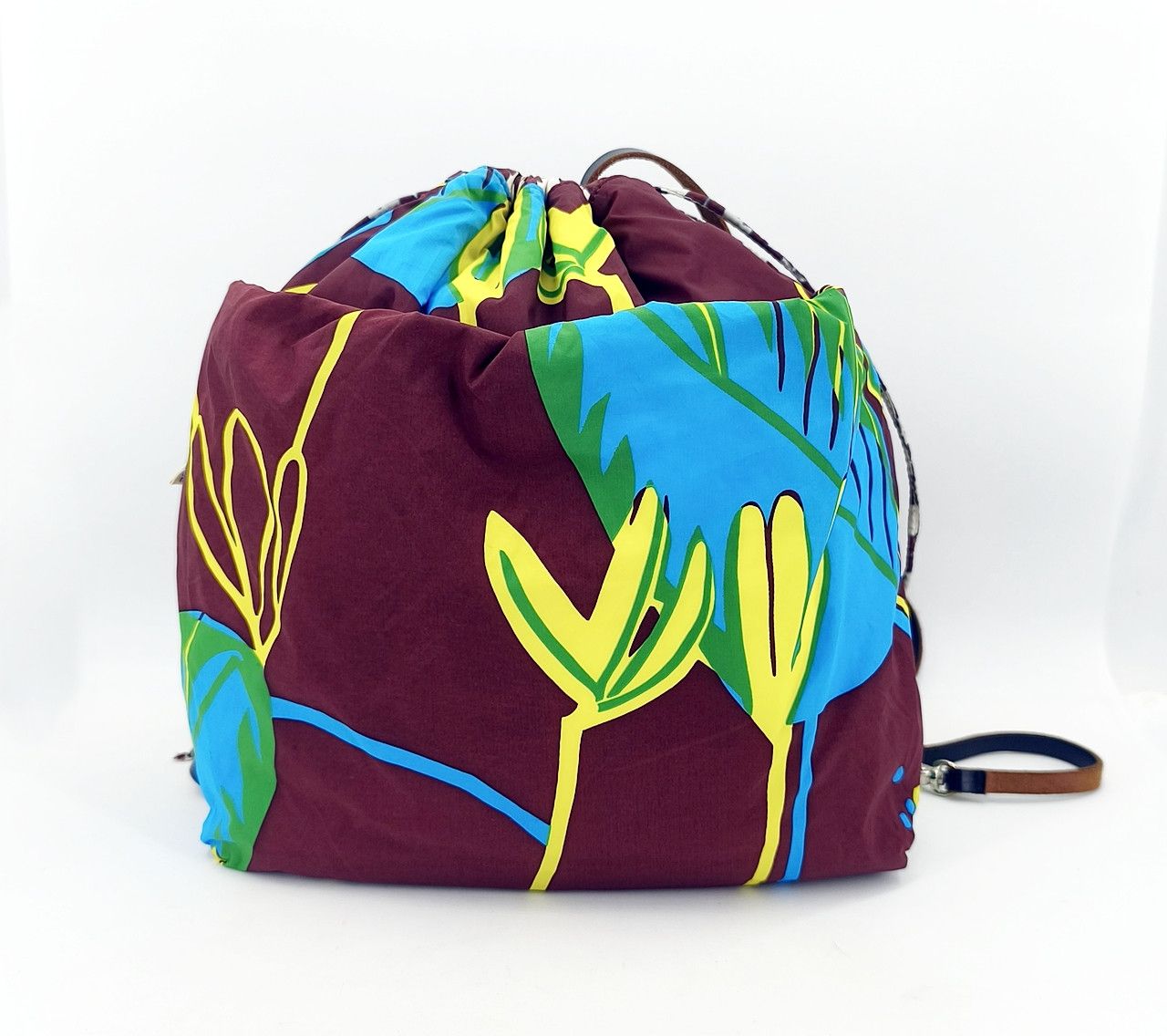 Marni MARNI reversible nylon floral drawstring backpack Size ONE SIZE - 7 Thumbnail