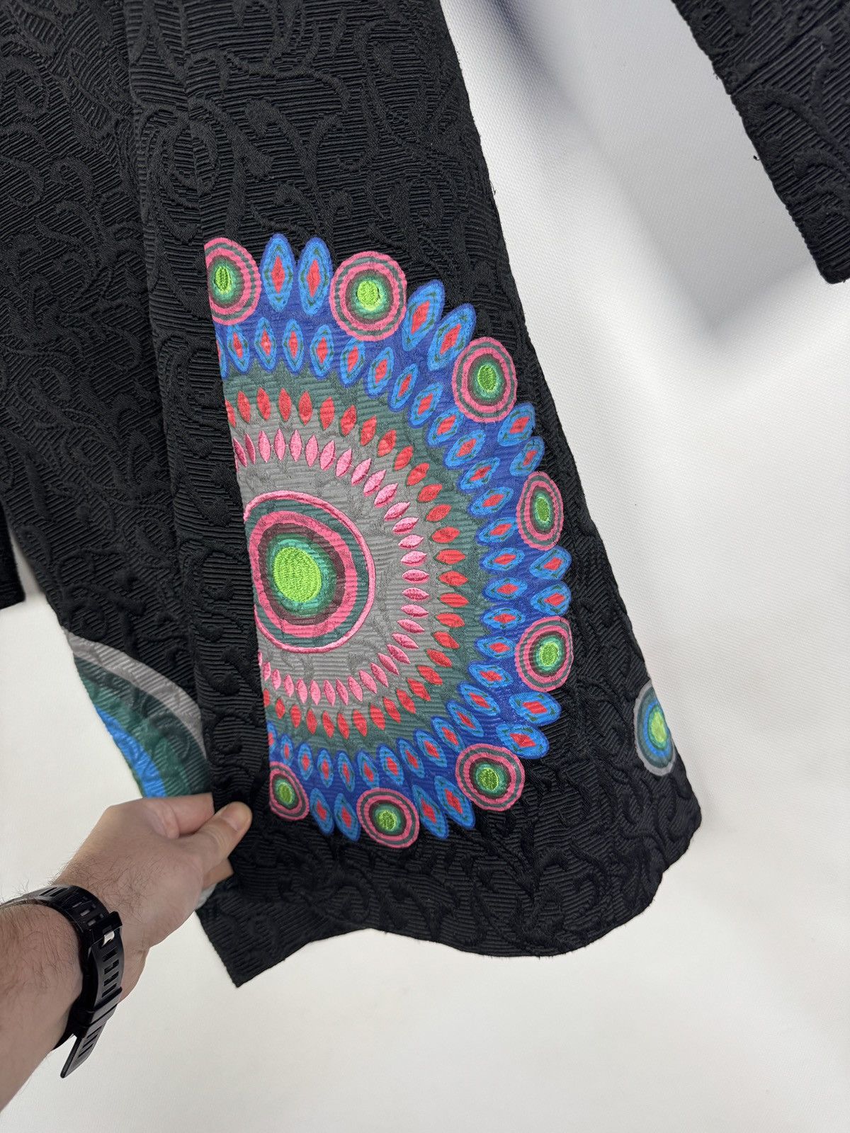 Desigual Desigual Coat Designer Floral Multicolored Print Size 42 Size M / US 6-8 / IT 42-44 - 19 Thumbnail