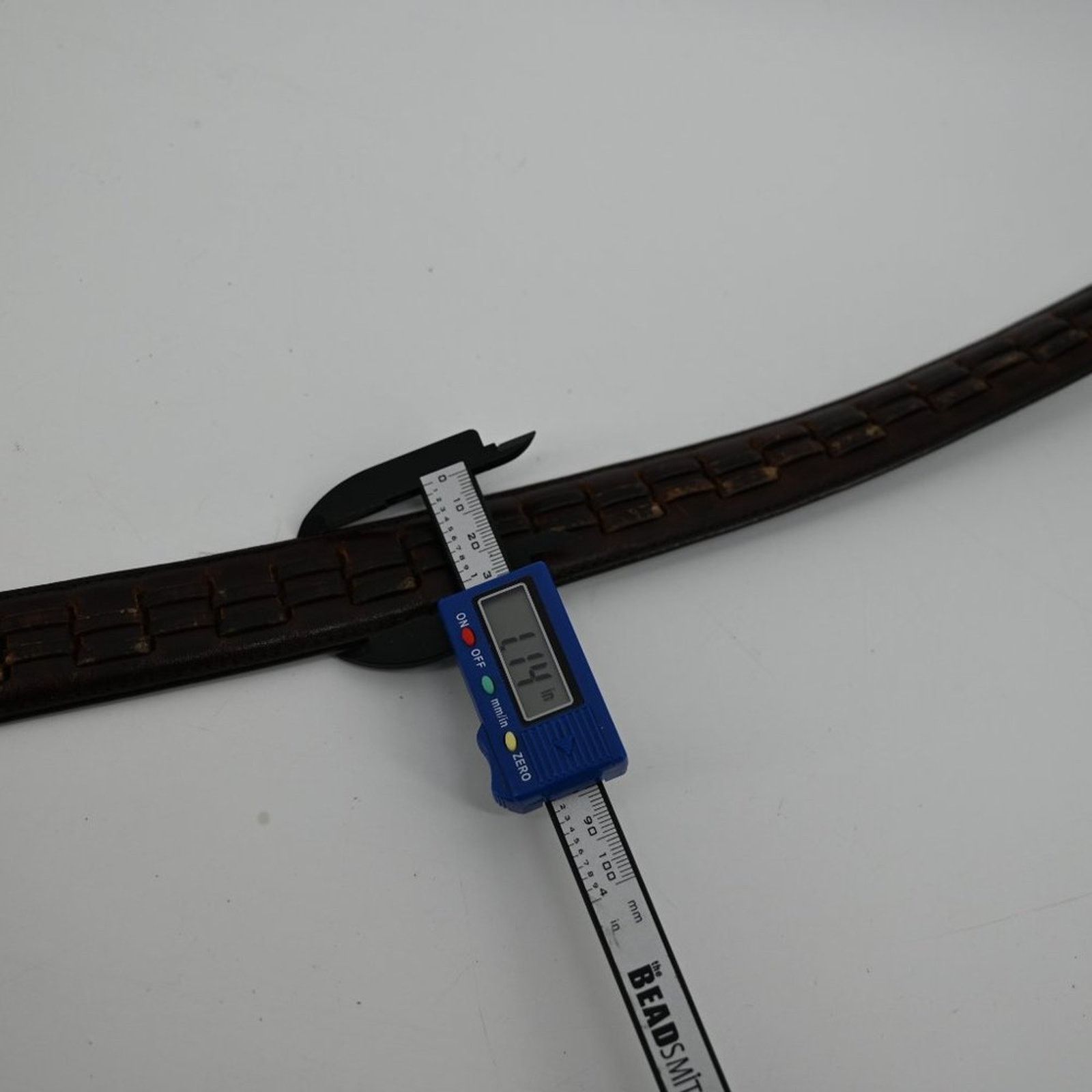 Other Men's Dark Brown Genuine Leather Belt Business Casual 46 Size 46 - 9 Thumbnail