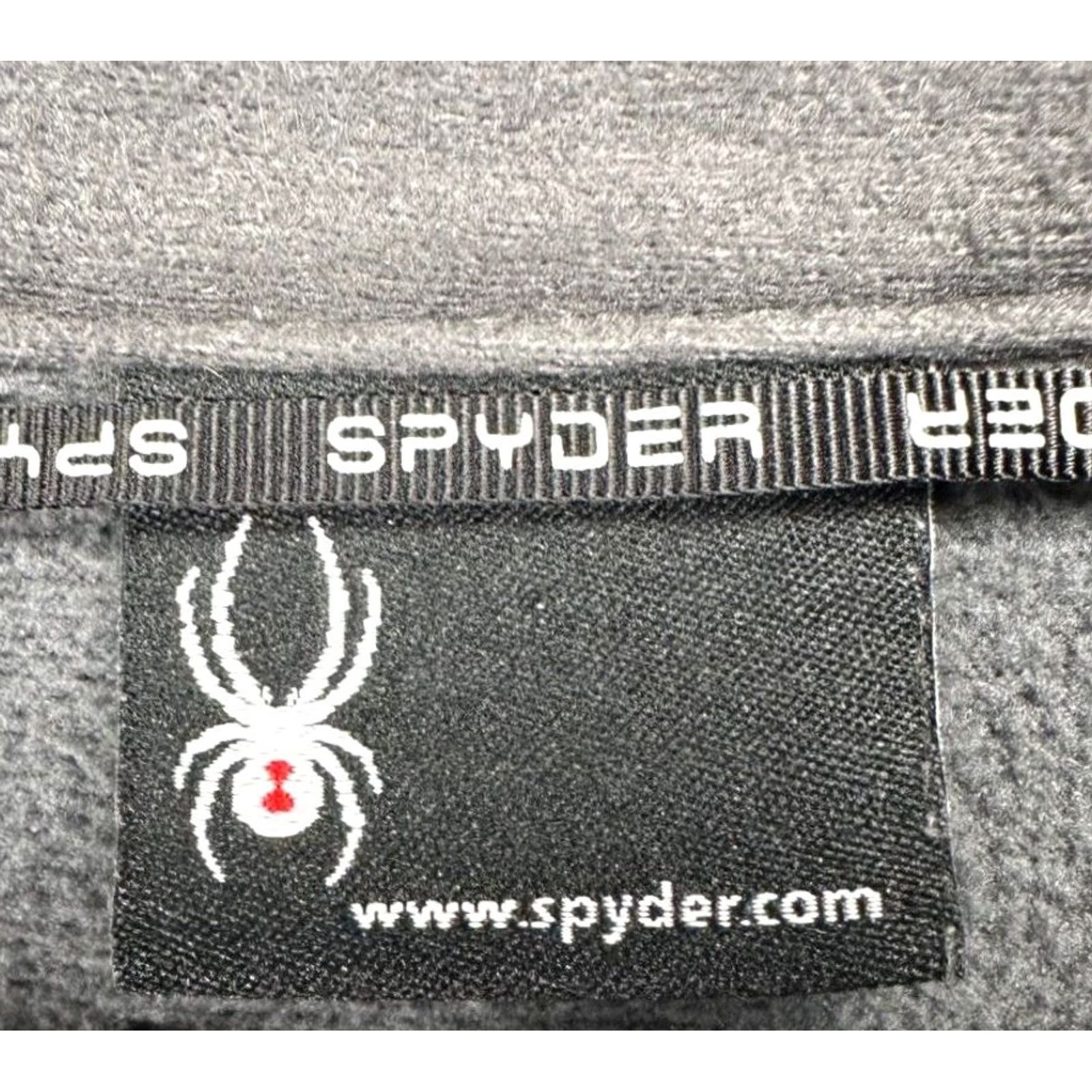 Spyder Spyder Sweatshirt Pullover Adult Large Blue Fleece Lined Mock Neck Raglan 1/4 Zip Logo Embroidered Mens Size US L / EU 52-54 / 3 - 4 Thumbnail