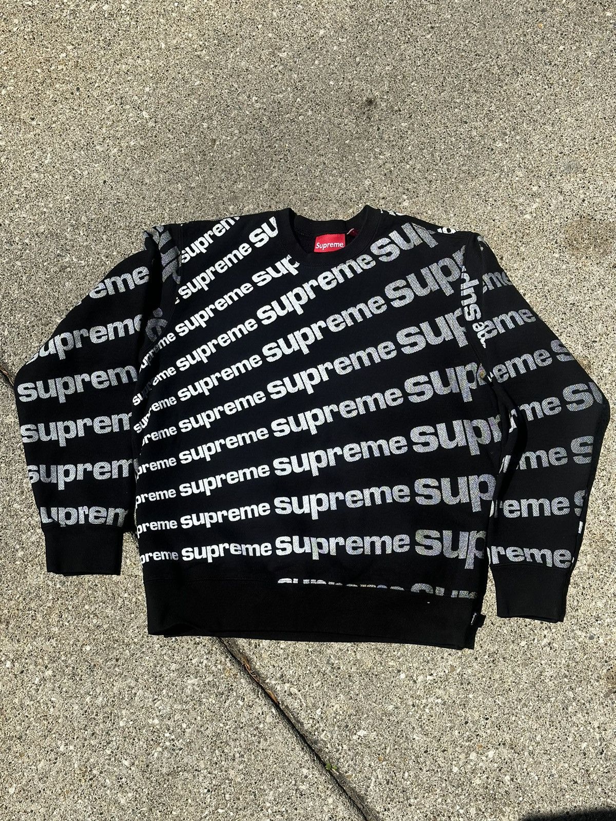 image of Supreme Radical Crewneck in Black, Men's (Size Medium)