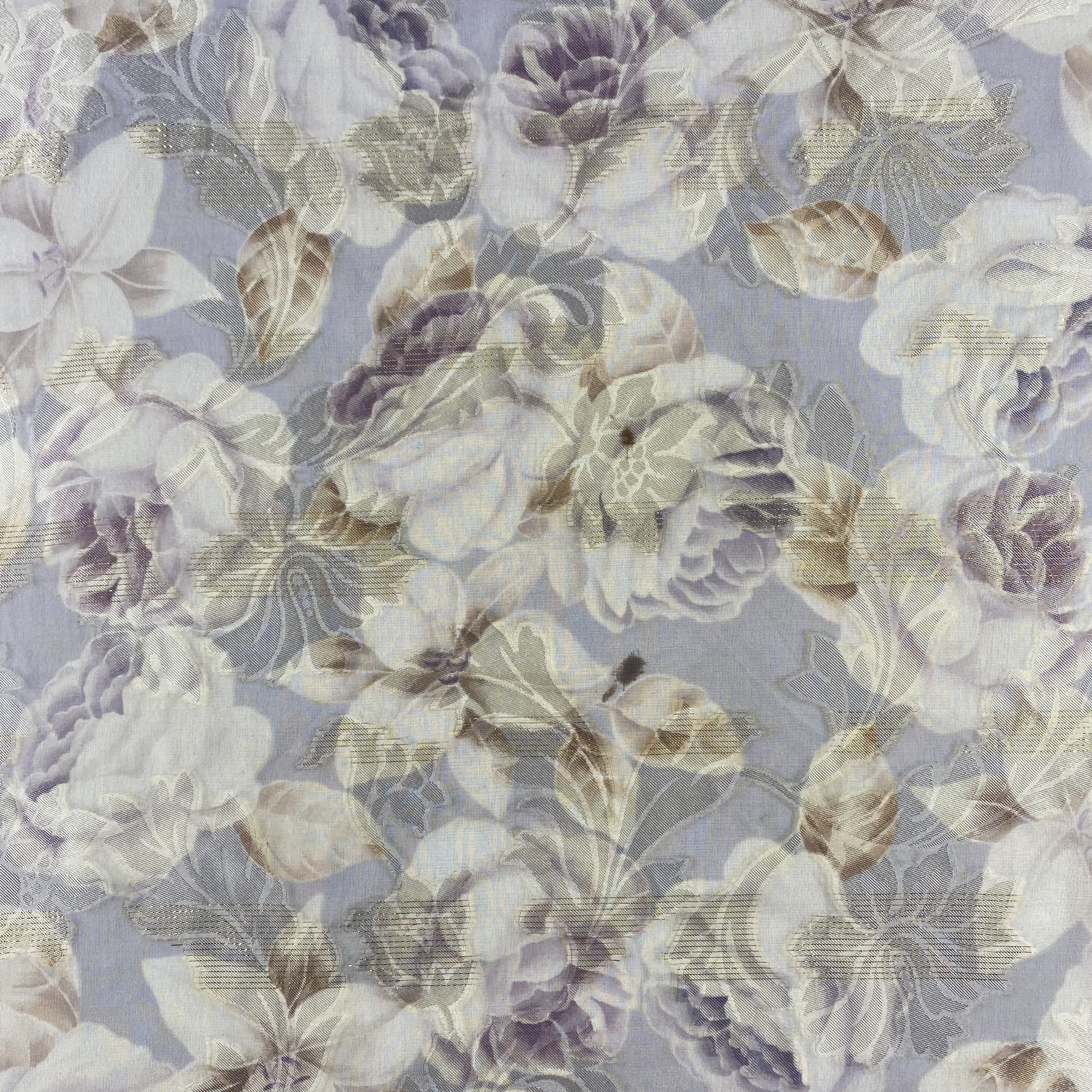 Japanese Brand × Vintage Vintage Lancetti Floral Silk Scarf SS087 Size ONE SIZE - 4 Thumbnail