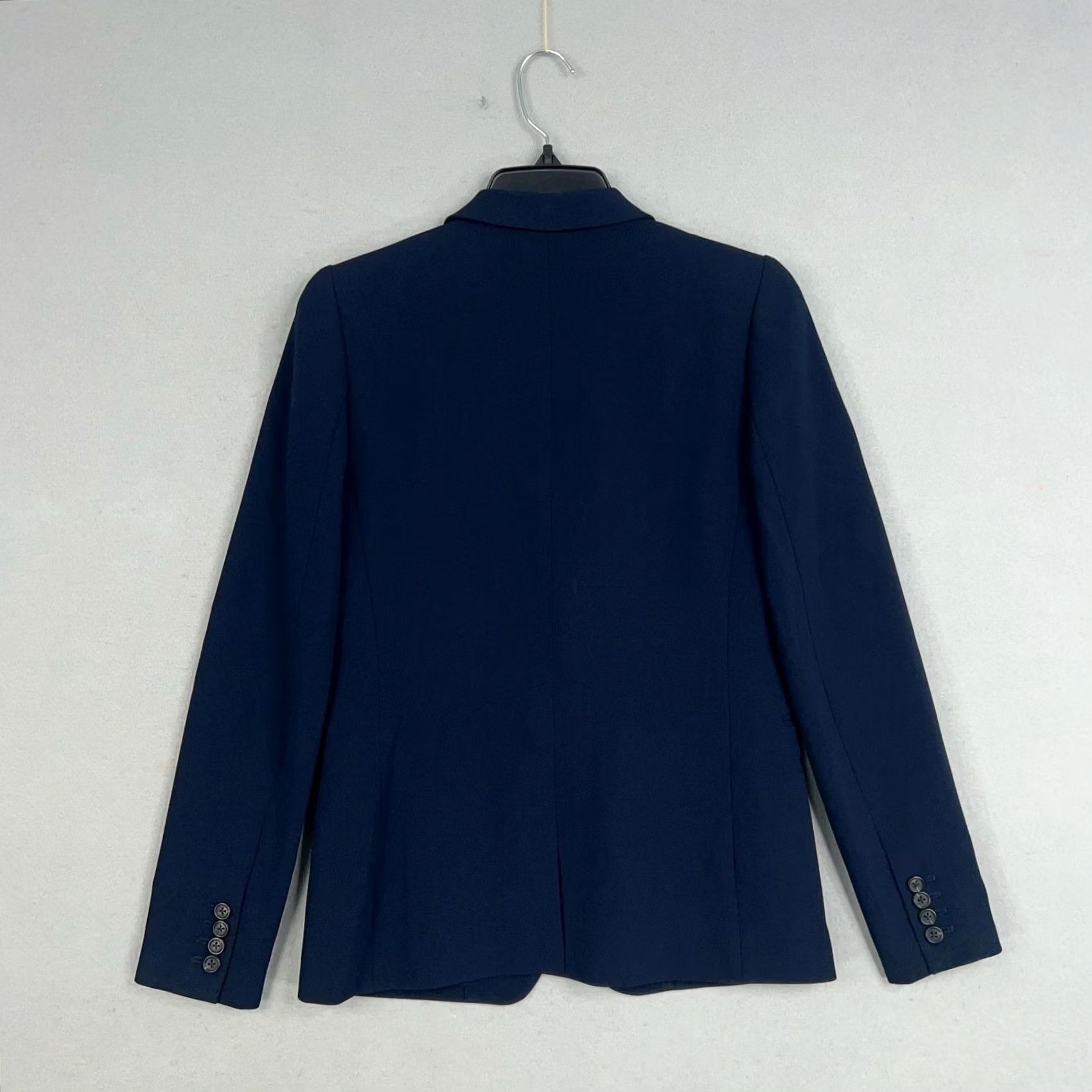 J.Crew J.CREW Collection Blazer Womens 2 Navy Blue Suit Jacket Office Minimal Capsule Jacket/Coat Blazer Size XS / US 0-2 / IT 36-38 - 6 Thumbnail