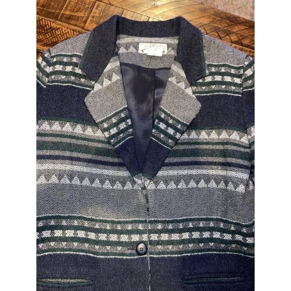 Orvis Orvis Wool Cardigan Native Southwestern Womens Size 8 C1 Size M / US 6-8 / IT 42-44 - 3 Thumbnail