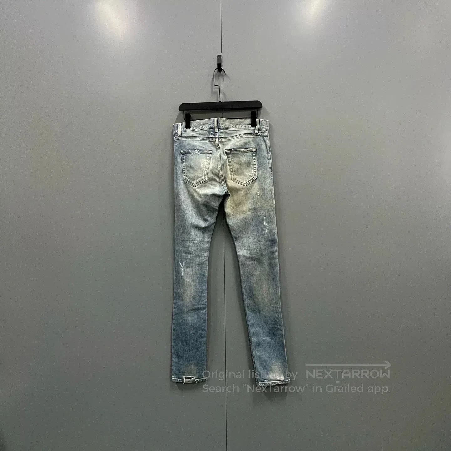 Saint Laurent Paris saint laurent distressed washed denim jeans. Size US 30 / EU 46 - 2 Thumbnail