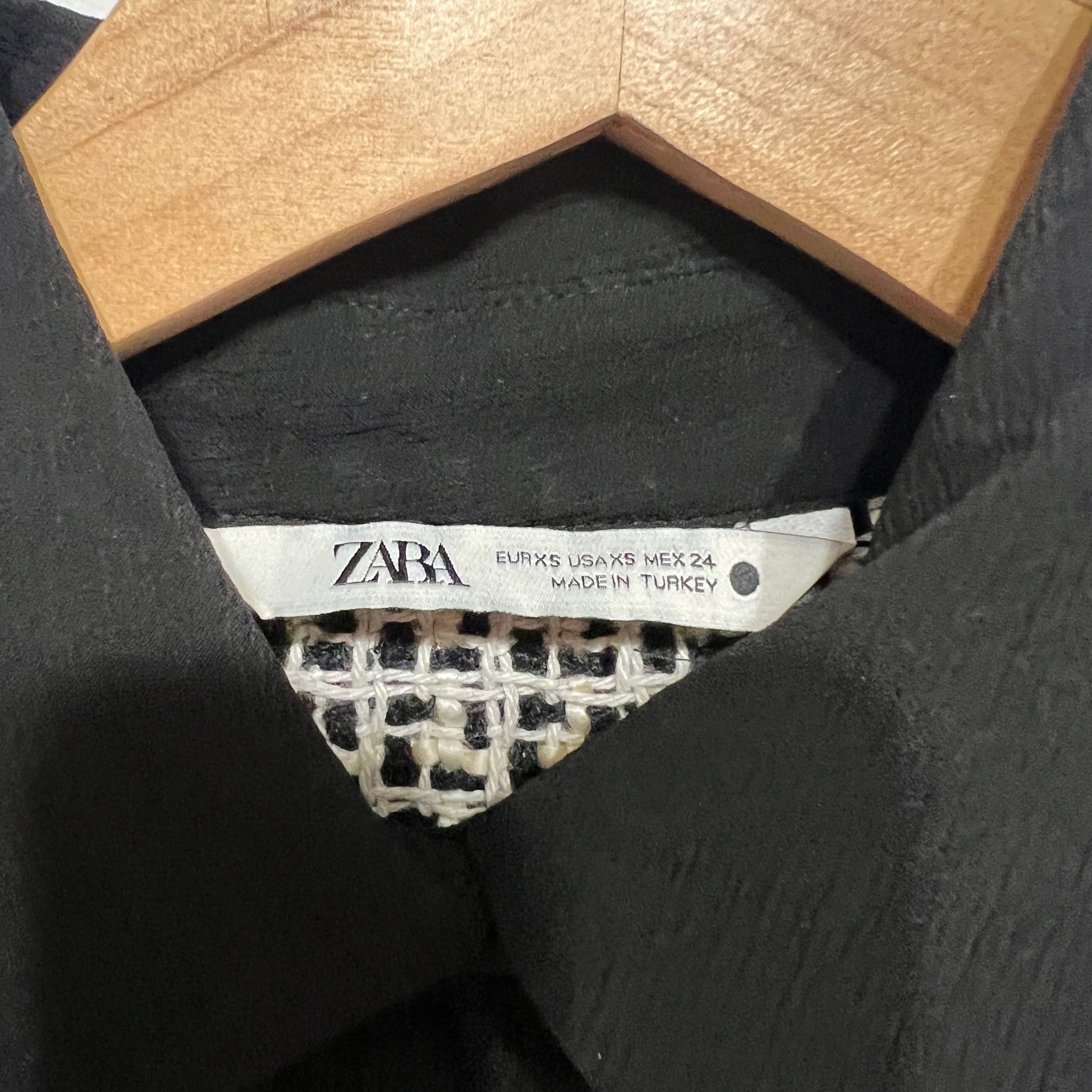 Zara Zara Semi Sheer Chiffon Boucle Tweed Size XS / US 0-2 / IT 36-38 - 2 Thumbnail