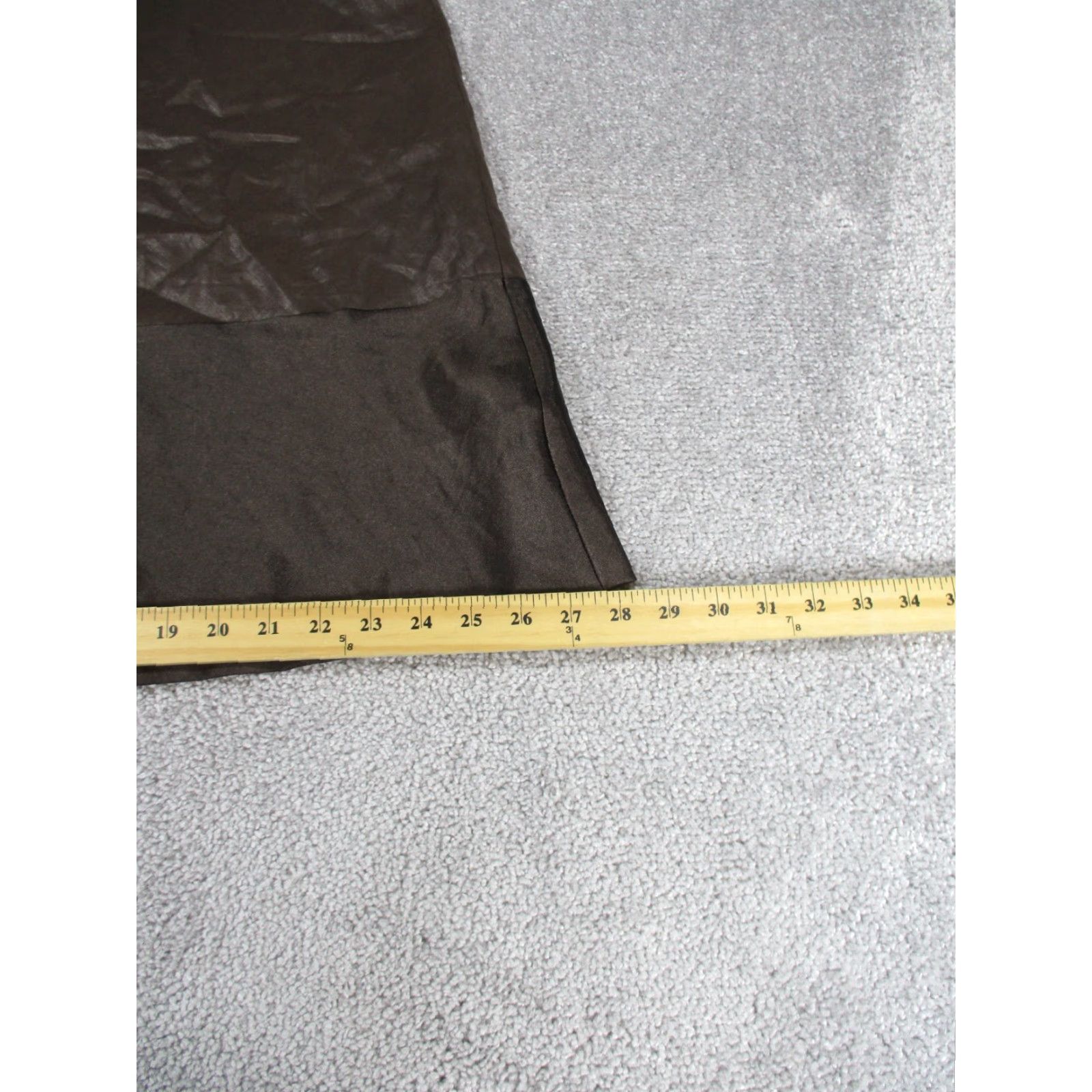 Vintage Cortefiel Skirt Womens 42 US 10 Brown Linen A Line Midi Size 32" / US 10 / IT 46 - 4 Thumbnail