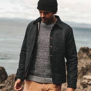 Taylor Stitch The Wilton Jacket in Navy Birdseye Wool Size US L / EU 52-54 / 3 - 3 Thumbnail