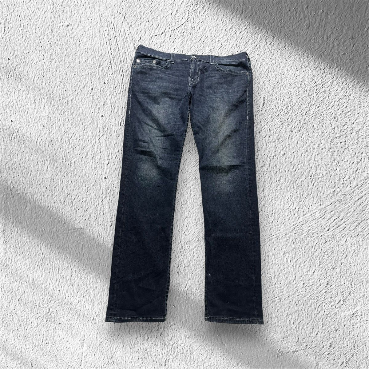 True Religion true religion rocco relaxed skinny jeans men’s 38 navy blue Size US 38 / EU 54 - 2 Thumbnail