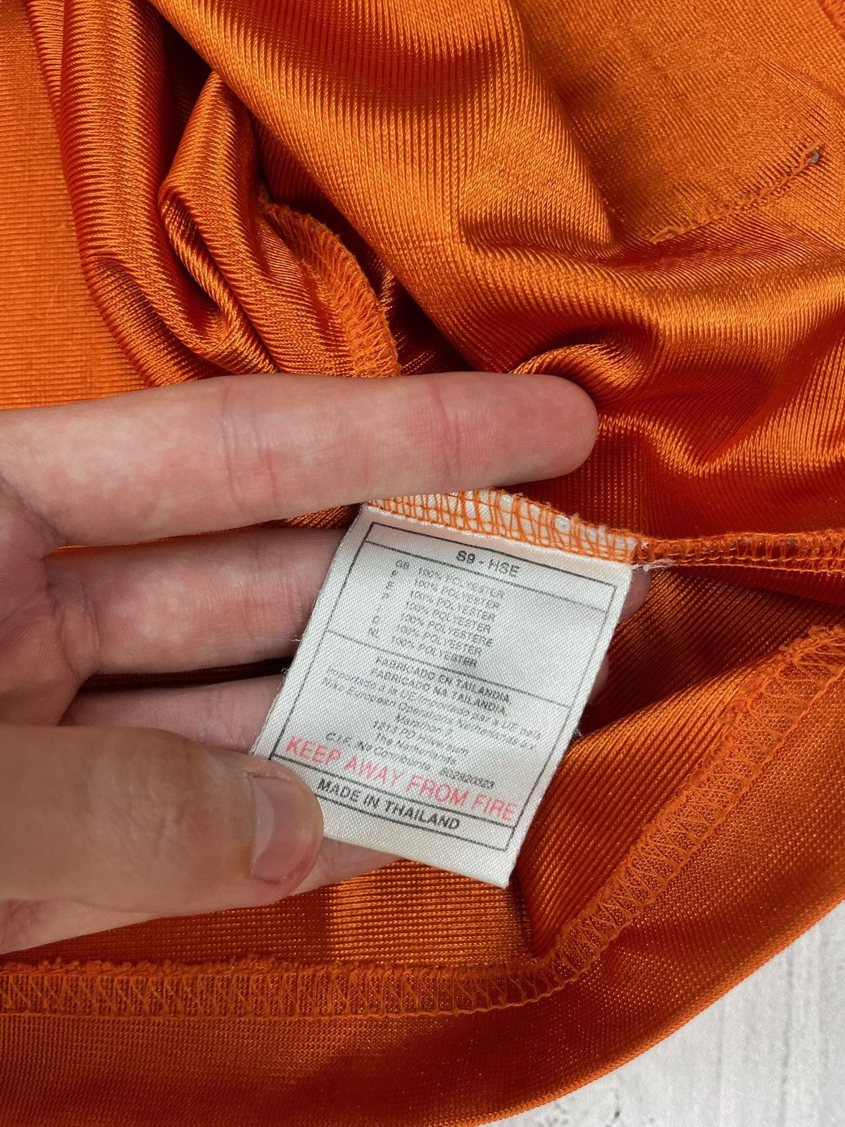 Nike Vintage nike jersey polo orange rare size XL Size US XL / EU 56 / 4 - 7 Thumbnail