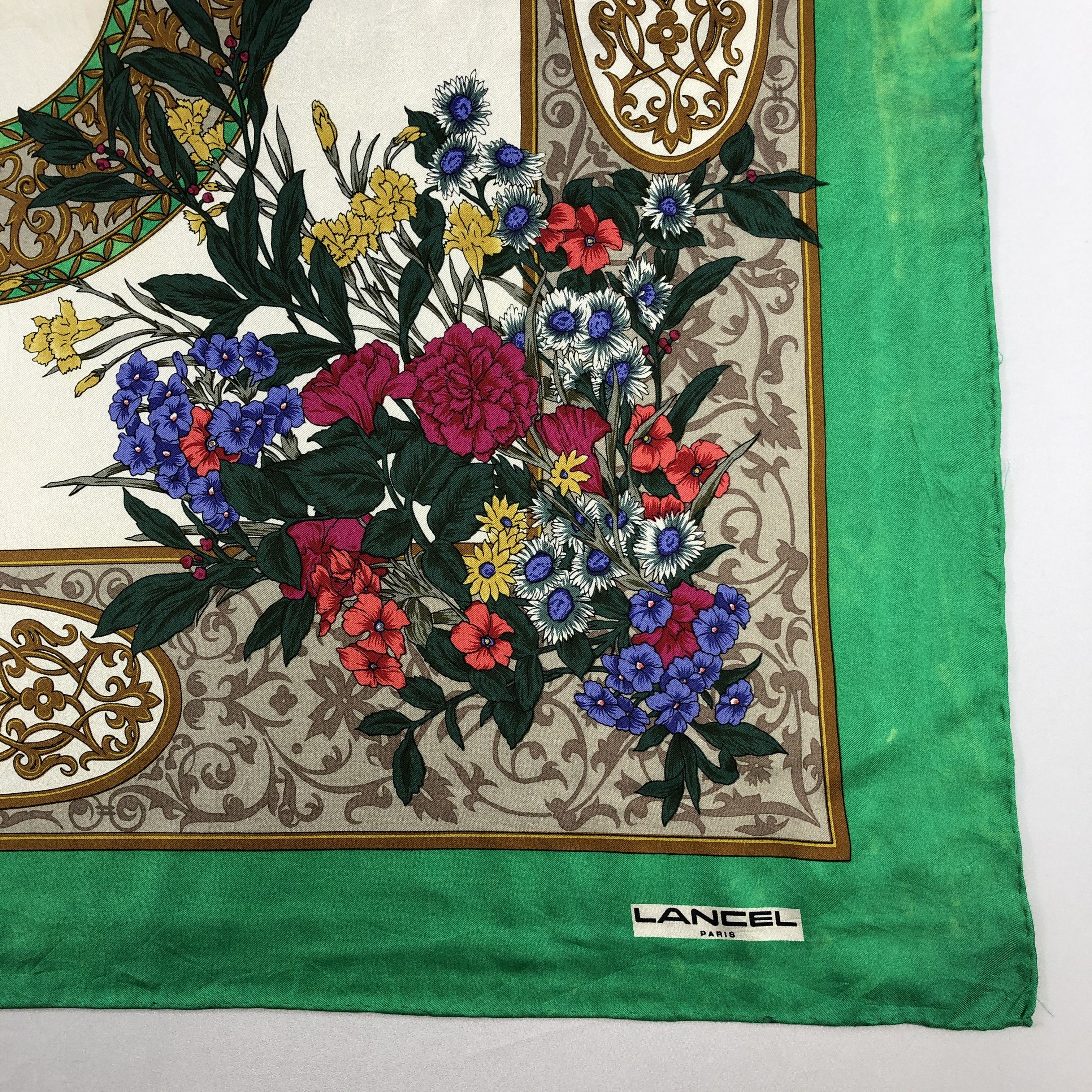 Lancel Vintage Lancel Silk Scarf Size ONE SIZE - 4 Thumbnail