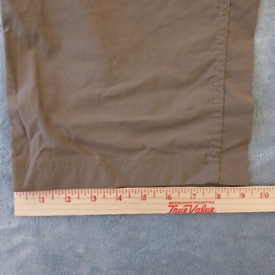 Vintage Duluth Pants Mens XL Brown Nylon Blend Elastic Waist Pockets 38x29 Casual Workwear Chino Cargo Straight Size US 36 / EU 52 - 6 Thumbnail