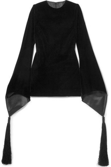 Saint Laurent Paris Saint Laurent 2018 Runway Velvet Dress Size S / US 4 / IT 40 - 1 Thumbnail