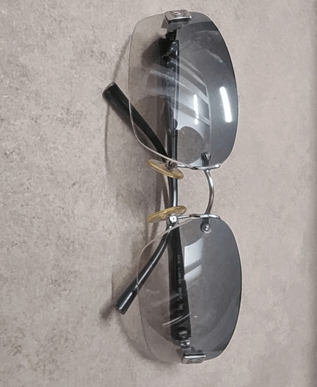 Chanel × Vintage CHANEL Sunglasses 4018 Mask Visor Rimless Ski Shield 4033 Size ONE SIZE - 1 Thumbnail