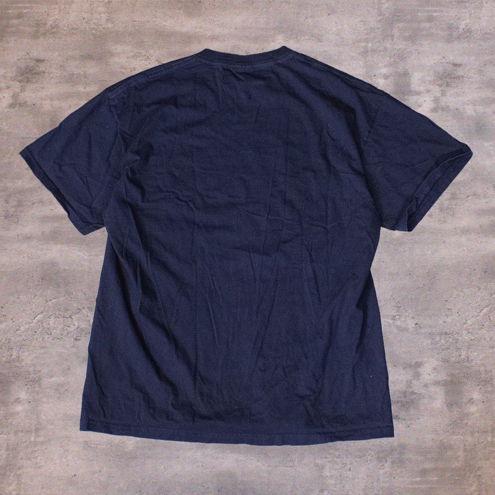 Fruit Of The Loom × Vintage Y2K 2000's Dads Against Daughters Dating Navy T-Shirt Size US M / EU 48-50 / 2 - 2 Thumbnail