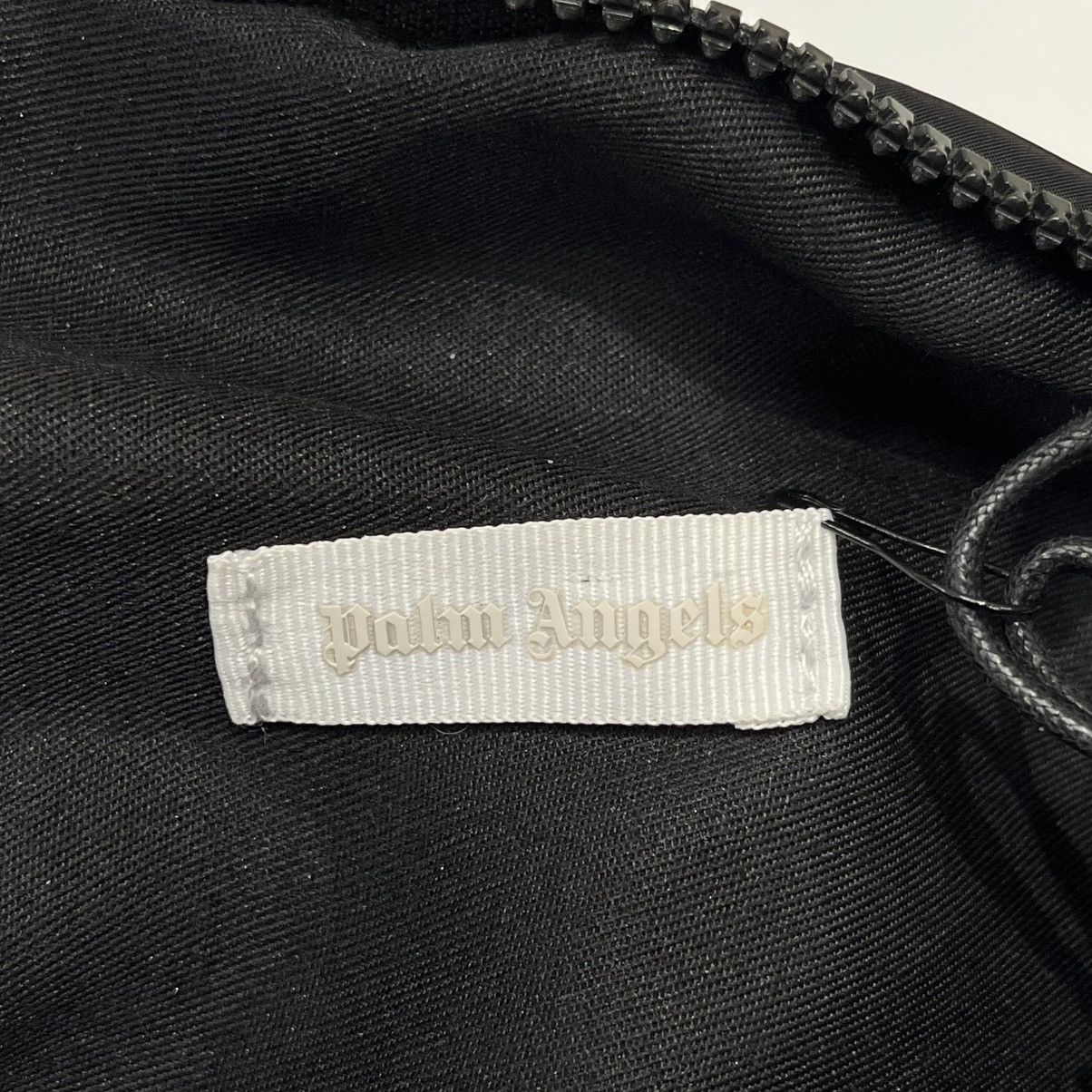 Palm Angels Palm Angels Kids Curved Logo Fanny Pack Black Size ONE SIZE - 4 Thumbnail