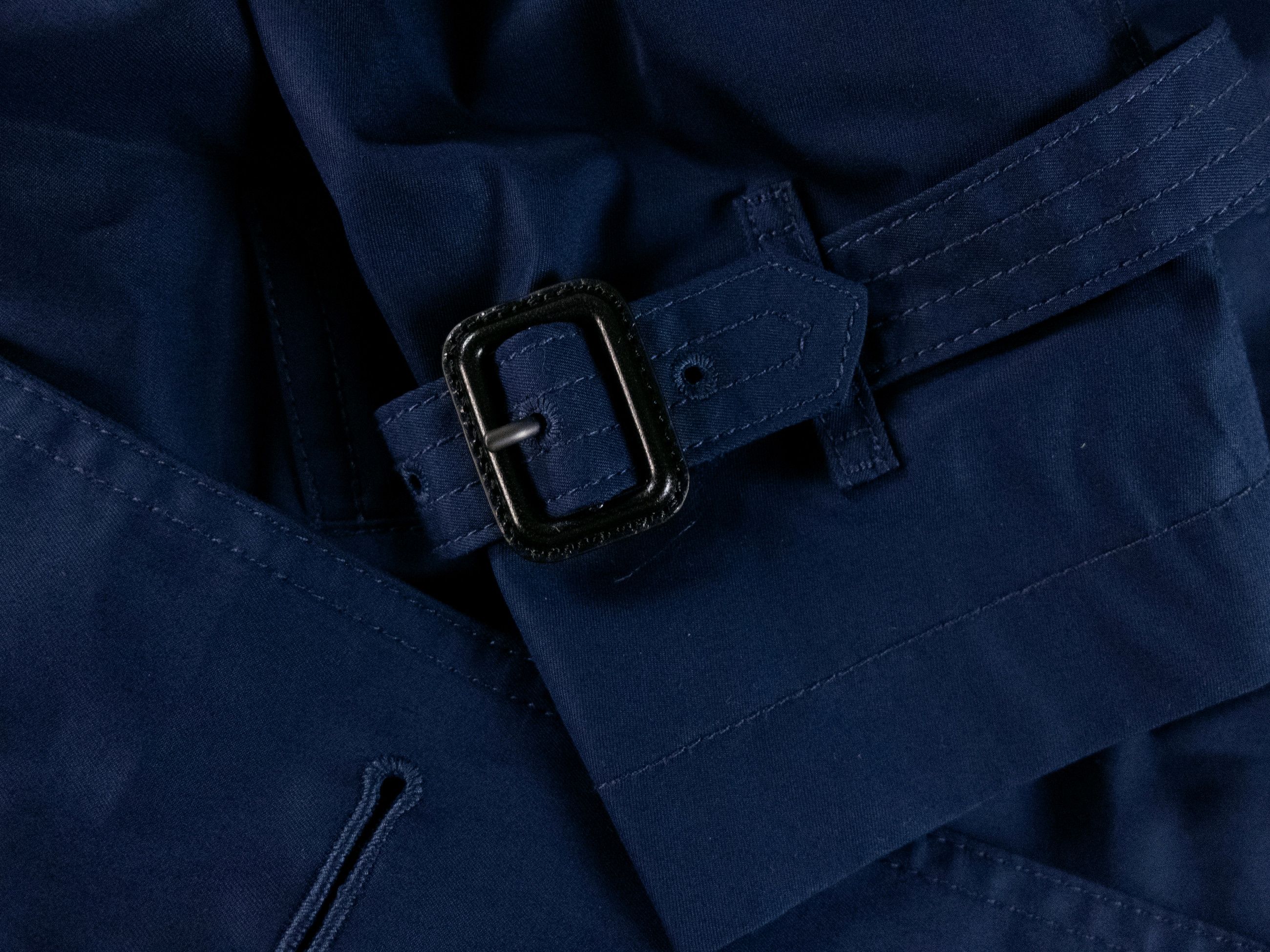Burberry BURBERRY Britton navy blue cotton trench coat Large Size US L / EU 52-54 / 3 - 11 Thumbnail