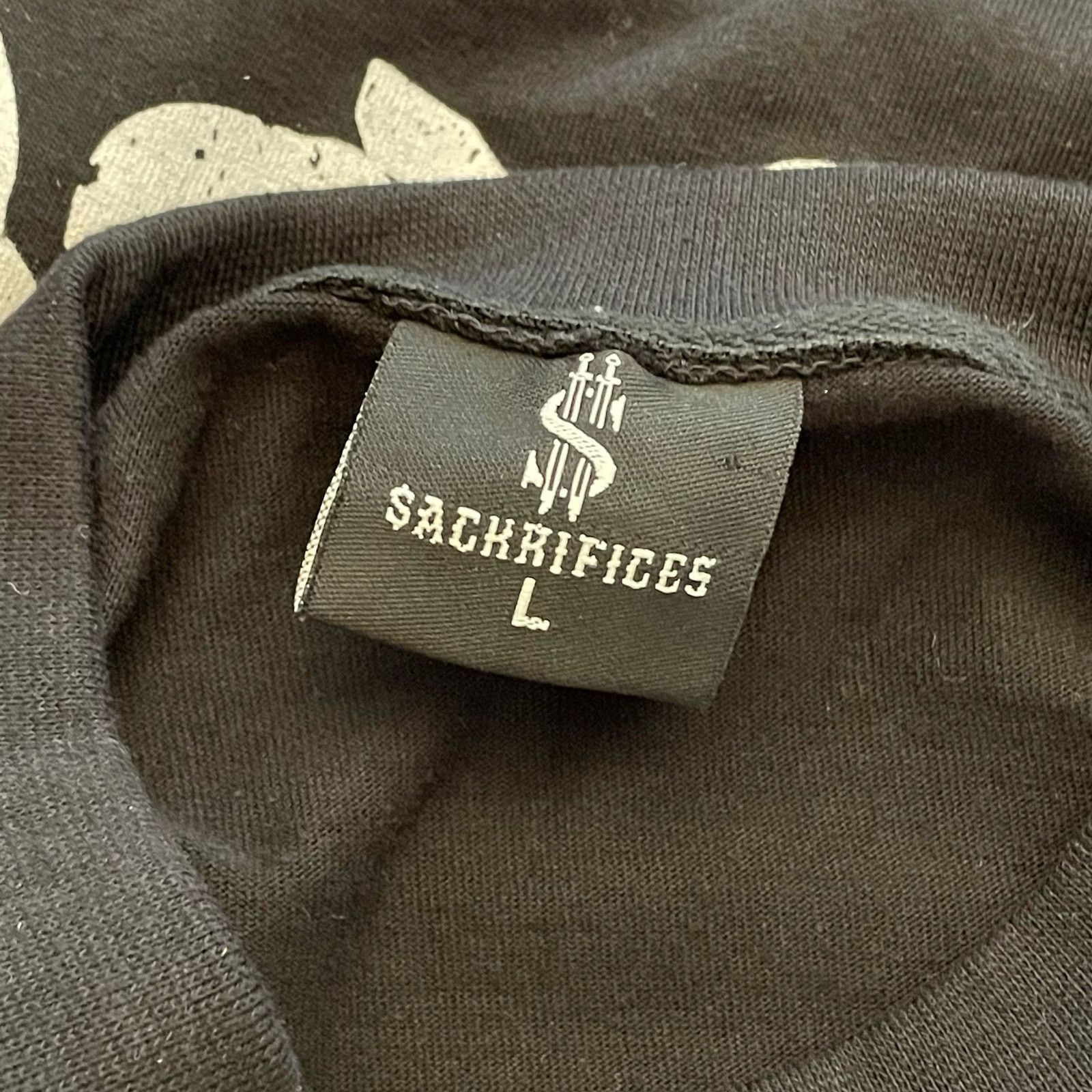Other Sackrifices Graphic Tee Long Sleeve Shirt Black L Size US L / EU 52-54 / 3 - 7 Thumbnail