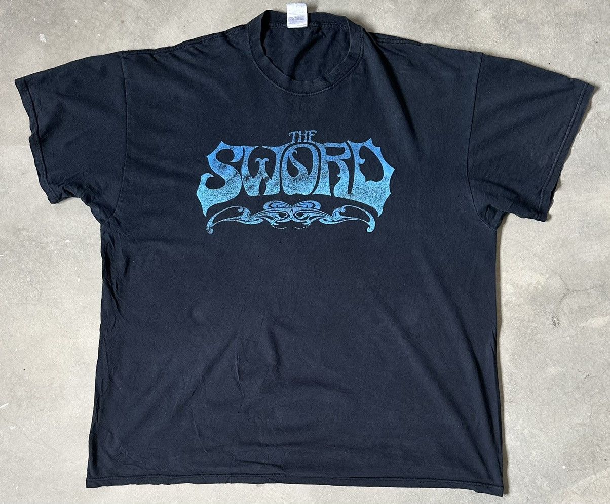 Fruit Of The Loom VINTAGE THE SWORD BAND DISTRESSED TEE Size US XXL / EU 58 / 5 - 1 Thumbnail