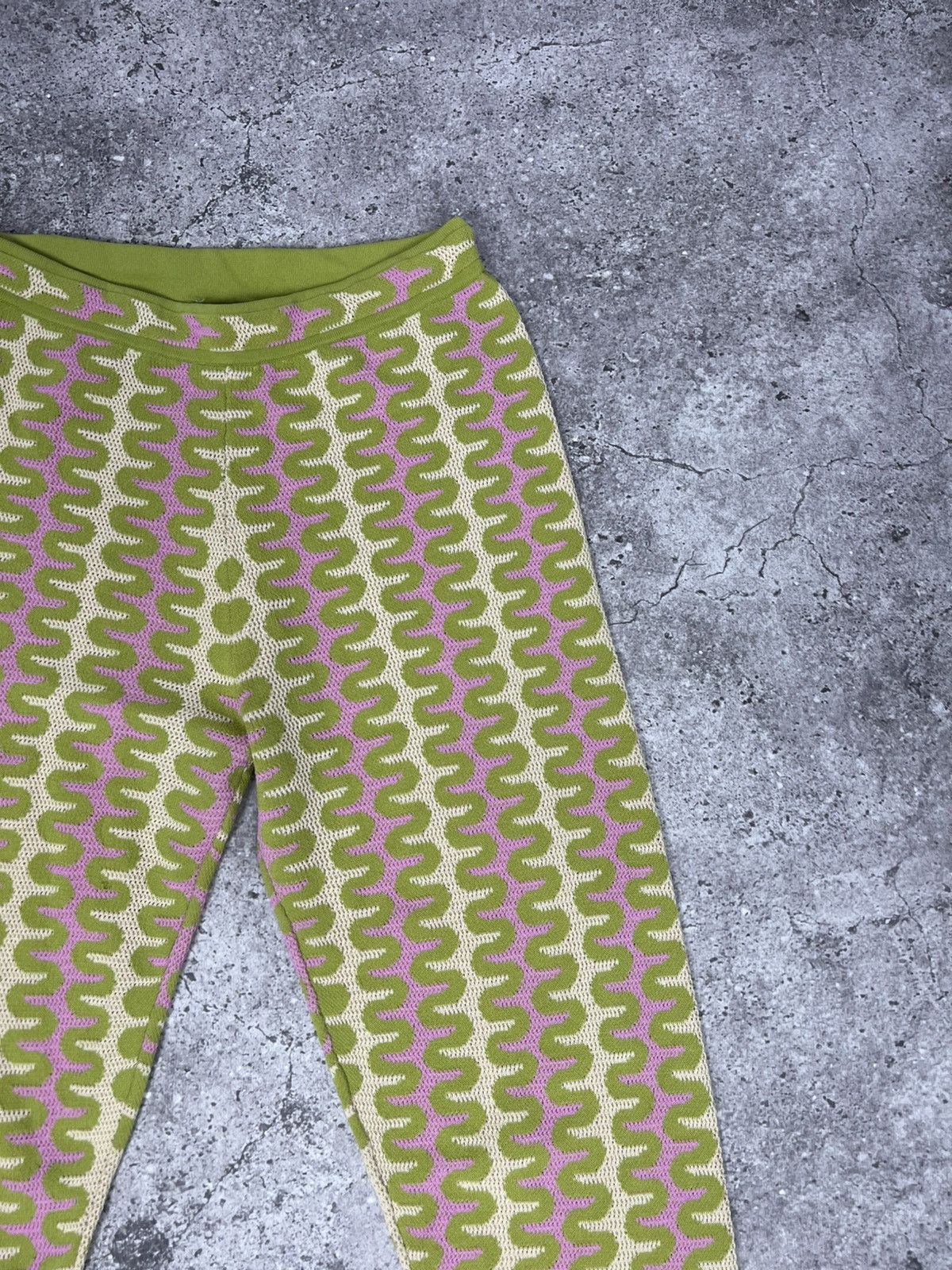 Sandro Sandro Paris Guerin Flare Pants Knit Multicolor Size 26" / US 2 / IT 38 - 5 Thumbnail