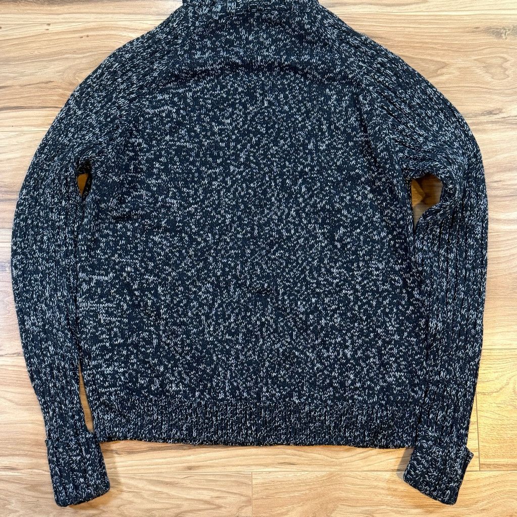 Mossimo Mossimo XL Marled Black White Turtleneck Sweater Cotton Warm Size US XL / EU 56 / 4 - 2 Thumbnail