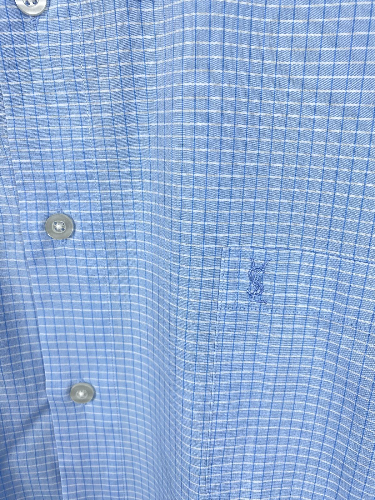 Yves Saint Laurent Yves Saint Laurent Shirt Short Sleeve Button Up Men size XL Size US XL / EU 56 / 4 - 4 Thumbnail