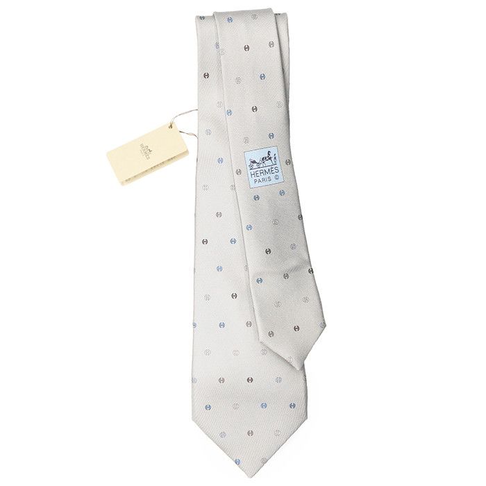 Hermes Hermes Hermes CRAVATE TWILL TIE Silk Tie Textile Necktie DUTY FREE for USA Size ONE SIZE - 1 Thumbnail