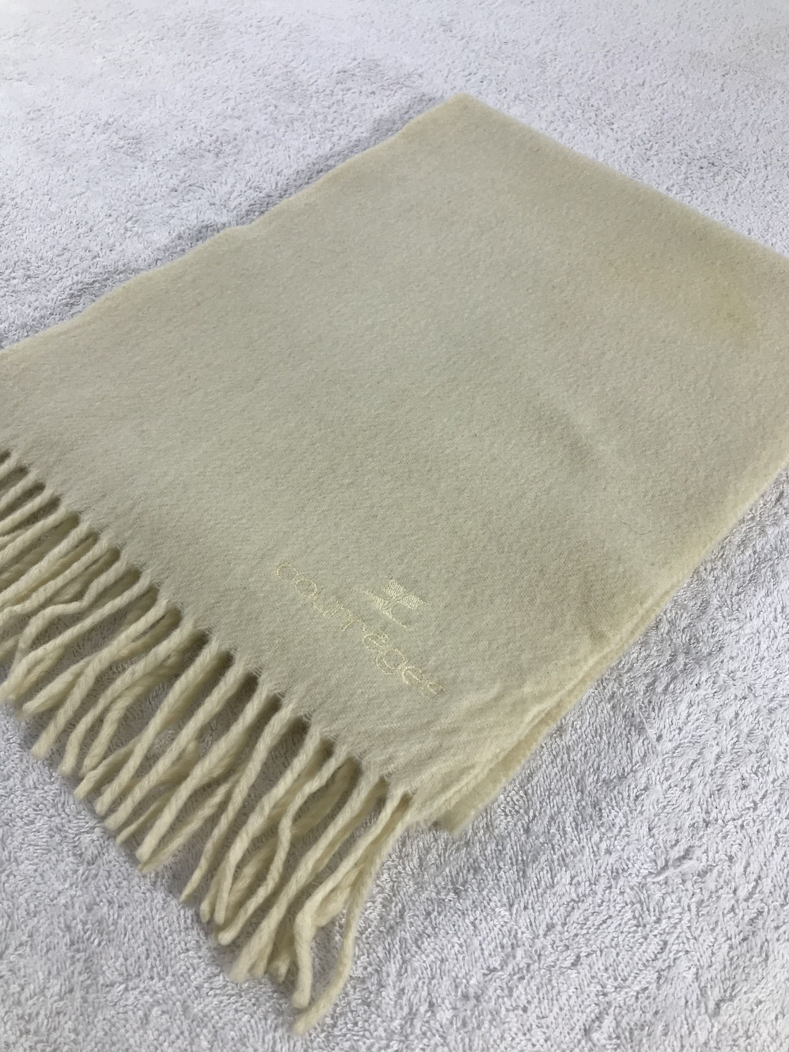 Courreges × Vintage Courreges Scarf / Muffler / Neckwear - WW1435 Size ONE SIZE - 3 Thumbnail