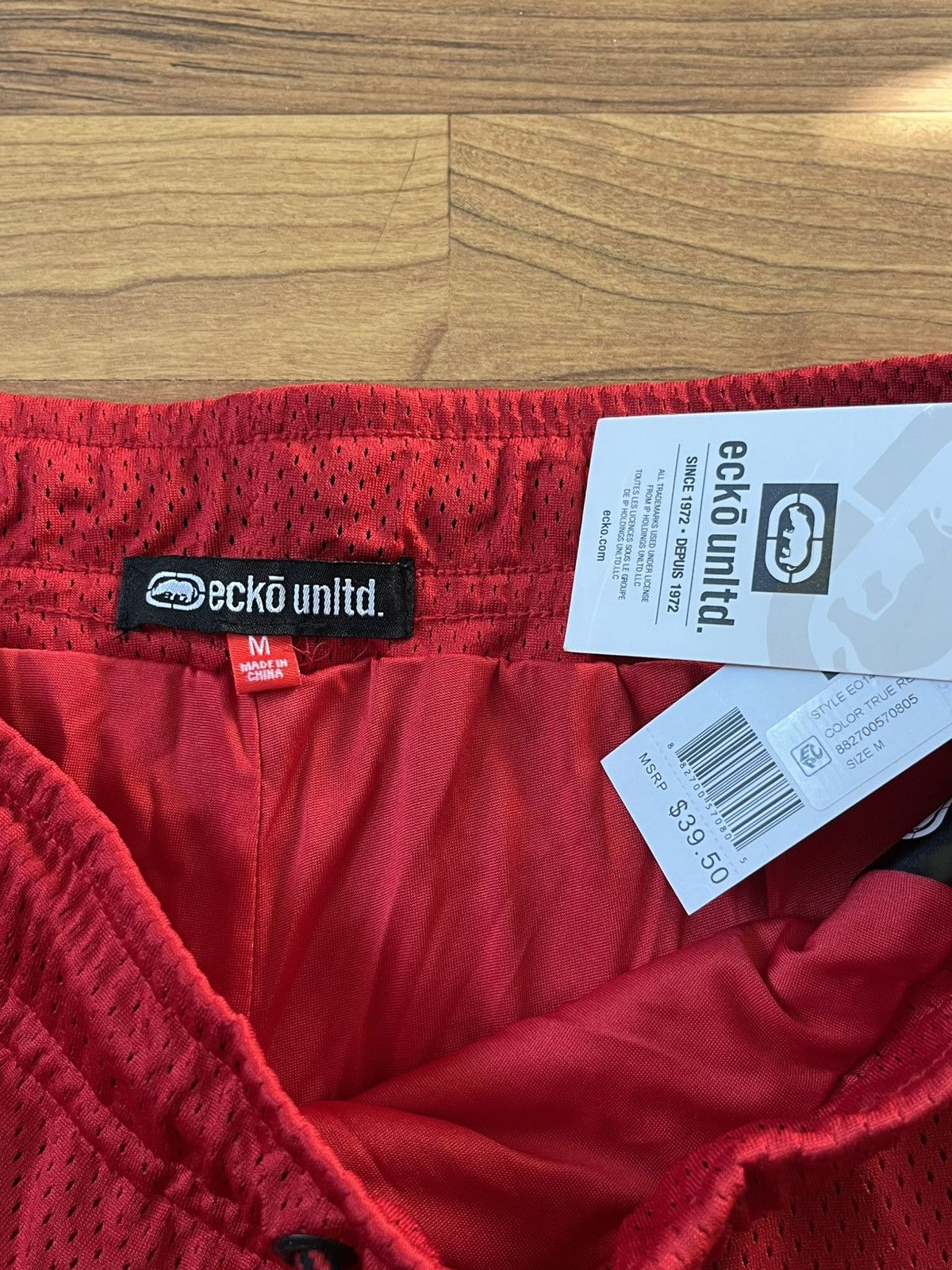 Ecko Unltd. Ecko Unltd: Mens Home Run Birdseye Mesh Shorts Size: M New Size US 33 - 4 Thumbnail